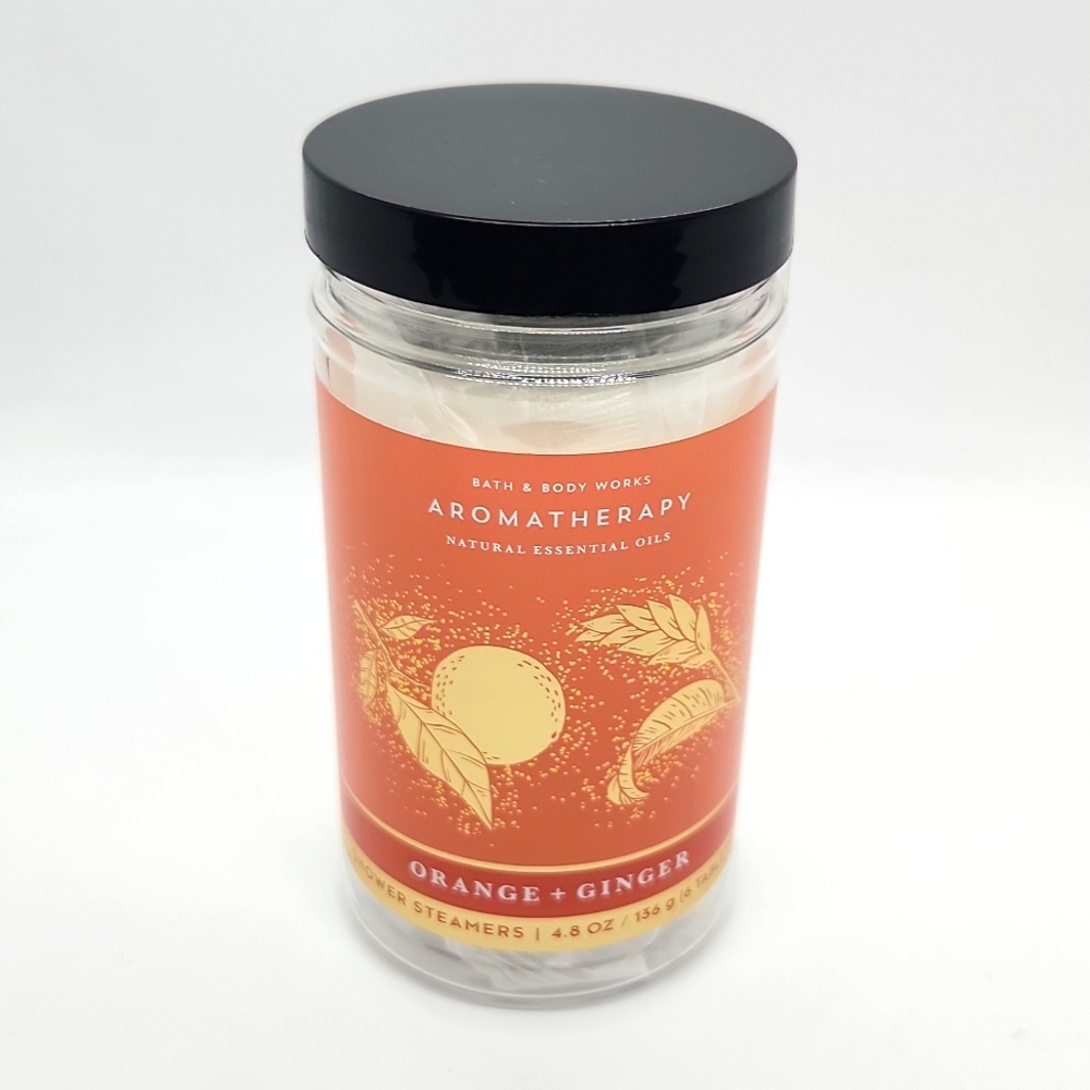 New BBW Bath & Body Works Aromatherapy Orange + Ginger Shower  Steamers (6)